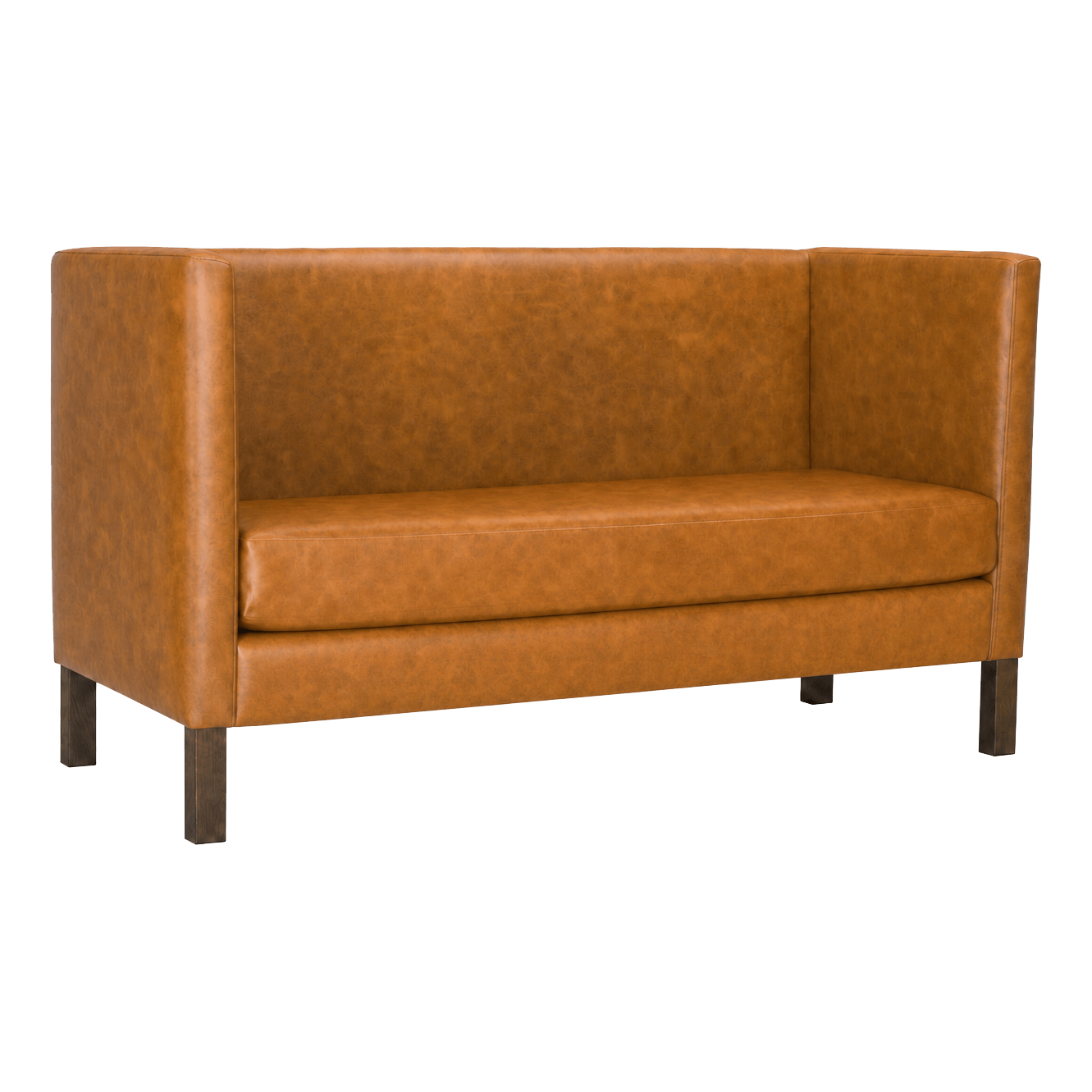 Orlina Plain Back Privacy Booth with Wood Legs19f80f05a967ff3fd
