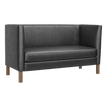 Orlina Plain Back Privacy Booth with Wood Legs19f80f05a96269917c