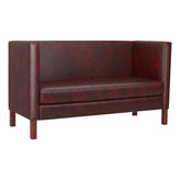 Orlina Plain Back Privacy Booth with Wood Legs19f80f05a96b7ead0