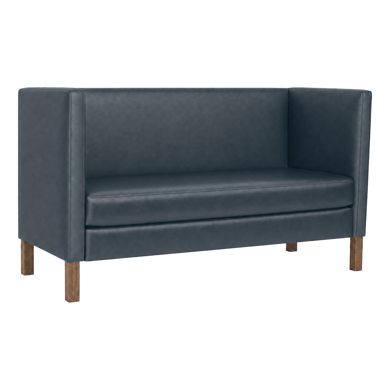 Orlina Plain Back Privacy Booth with Wood Legs19f80f05a9621eeeb