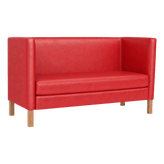 Orlina Plain Back Privacy Booth with Wood Legs19f80f05a96414123f