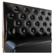 Button Tufted Back Restaurant Booth with Laminate Base19a11bb4c8d6a747cc