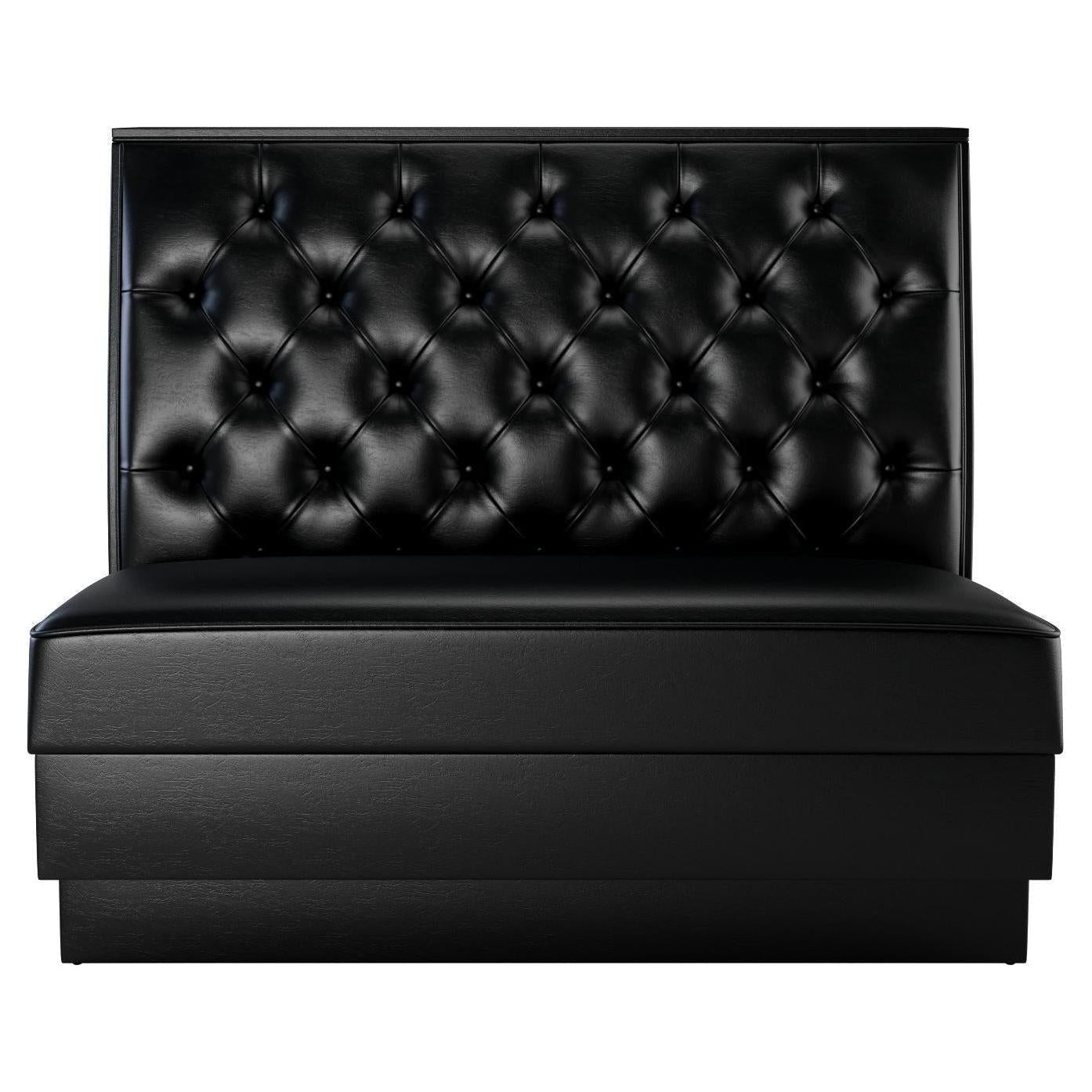 Button Tufted Back Restaurant Booth with Padded Base198ad62239f4de7c49