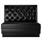 Button Tufted Back Restaurant Booth with Padded Base198ad62239f4de7c49