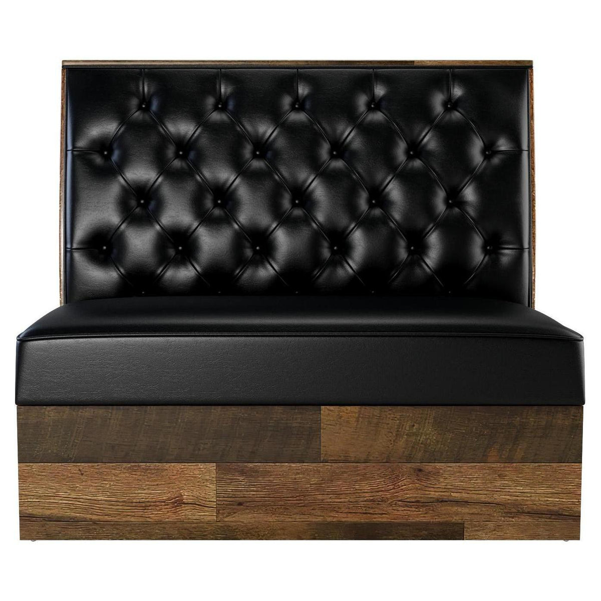 Button Pattern Booth Button Tufted Back Restaurant Booth with Laminate Base – Restaurant ...
