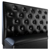 Button Tufted Back Restaurant Booth with Padded Base198ad62239f658b415