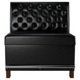 Button Tufted Back Restaurant Booth with Wood Legs - Bar Height19f907d128c1ddf8f0