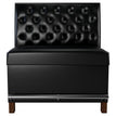Button Tufted Back Restaurant Booth with Wood Legs - Bar Height19f907d128c1ddf8f0