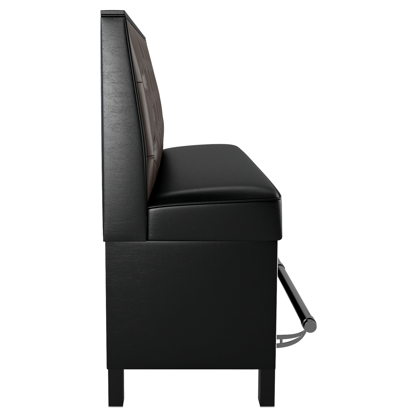 Button Tufted Back Restaurant Booth with Metal Legs - Bar Height19f907d3ace4ca2d9b