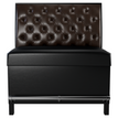 Button Tufted Back Restaurant Booth with Metal Legs - Bar Height19f907d3ace3488681