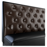 Button Tufted Back Restaurant Booth with Metal Legs - Bar Height19f907d3ace5dc39d4