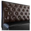 Button Tufted Back Restaurant Booth with Metal Legs - Bar Height19f907d3ace5dc39d4