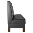 Button Tufted Back Restaurant Booth with Legs198ad6e6f025f0ce3