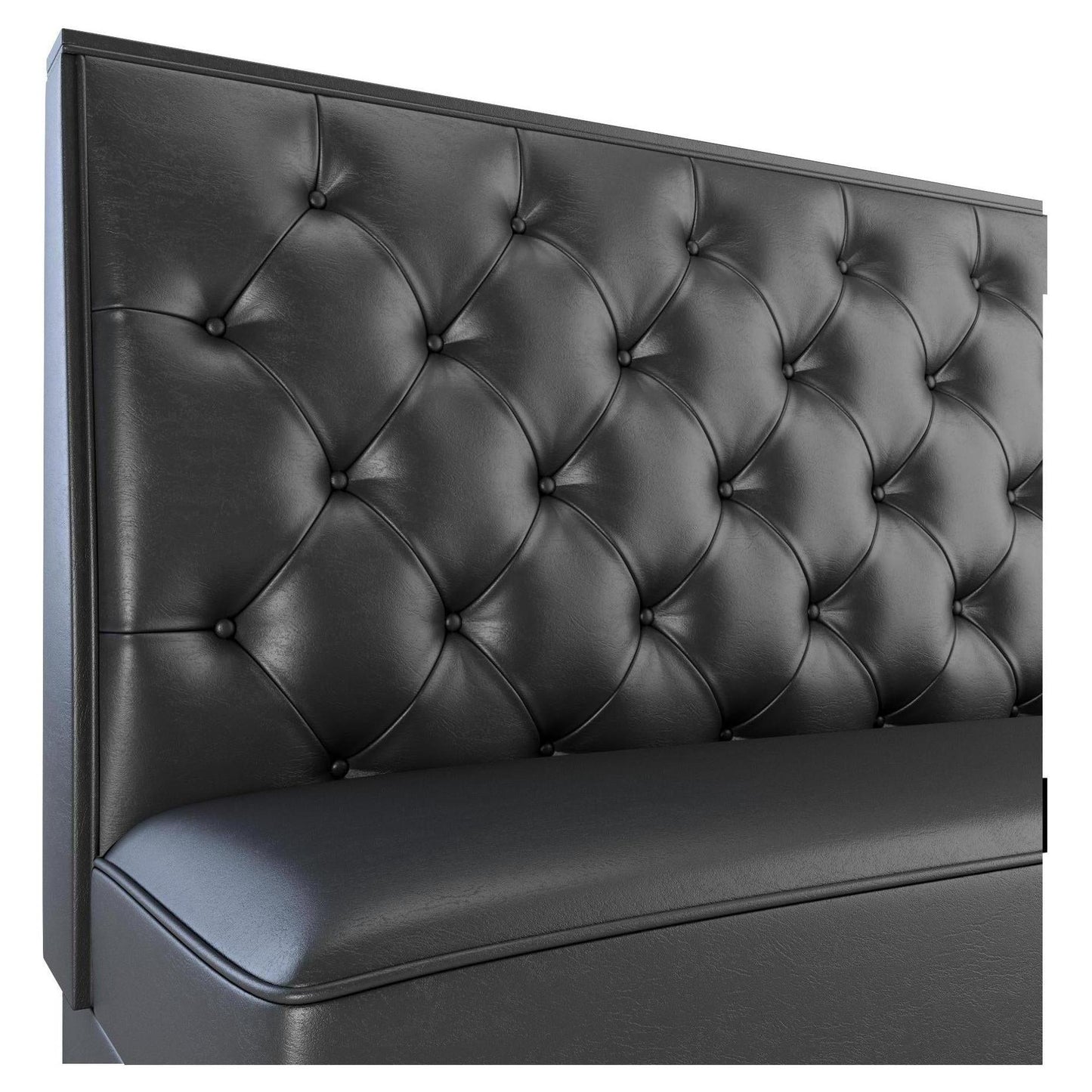 Button Tufted Back Restaurant Booth with Legs198ad6e6f0267c0940