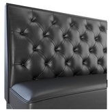 Button Tufted Back Restaurant Booth with Legs198ad6e6f0267c0940