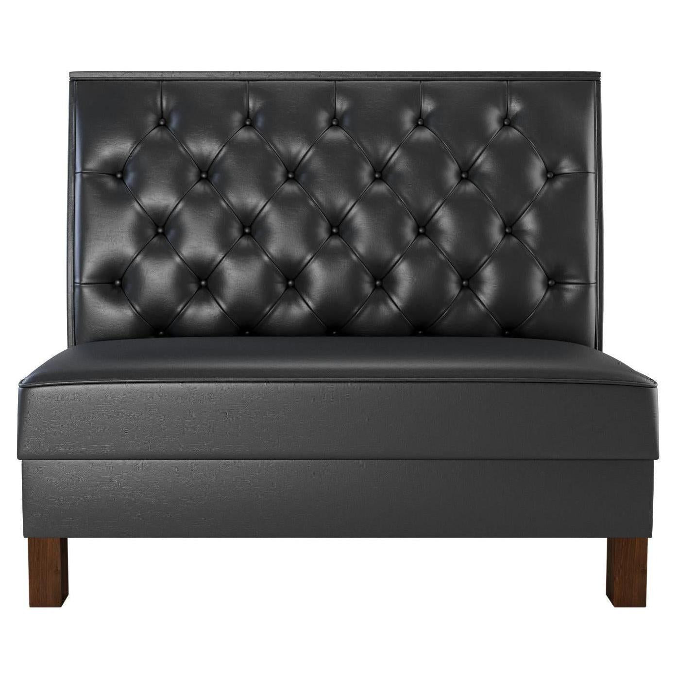 Button Tufted Back Restaurant Booth with Legs198ad6e6f02287daee