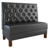 Button Tufted Back Restaurant Booth with Legs198ad6e6f02dd8163