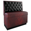 Button Tufted Back Restaurant Booth with Padded Base - Bar Height19f9080f0ee54b38a2