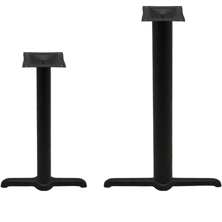 Labor-Saver Black Stamped Steel T-Table Base