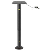 Bolt-Down Table Base with Height-Adjustable Pneumatic Post