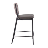 Braided Tania 24" Fixed-Height Counter Stool - Set of 2