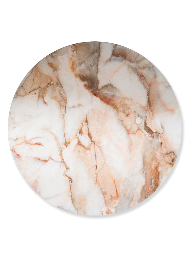 Burnt Marble Pattern Powder Coated MDF Outdoor Table Tops