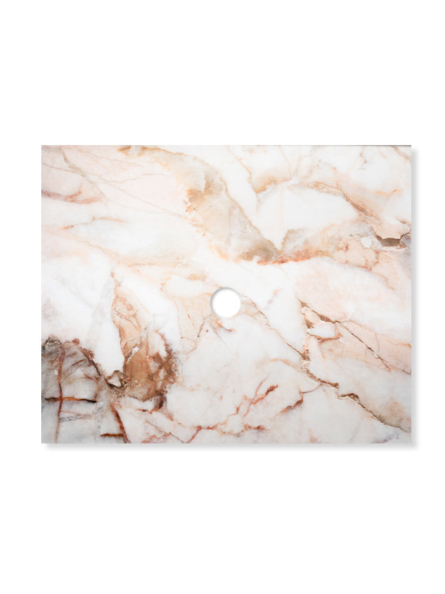 Burnt Marble Pattern Powder Coated MDF Outdoor Table Tops