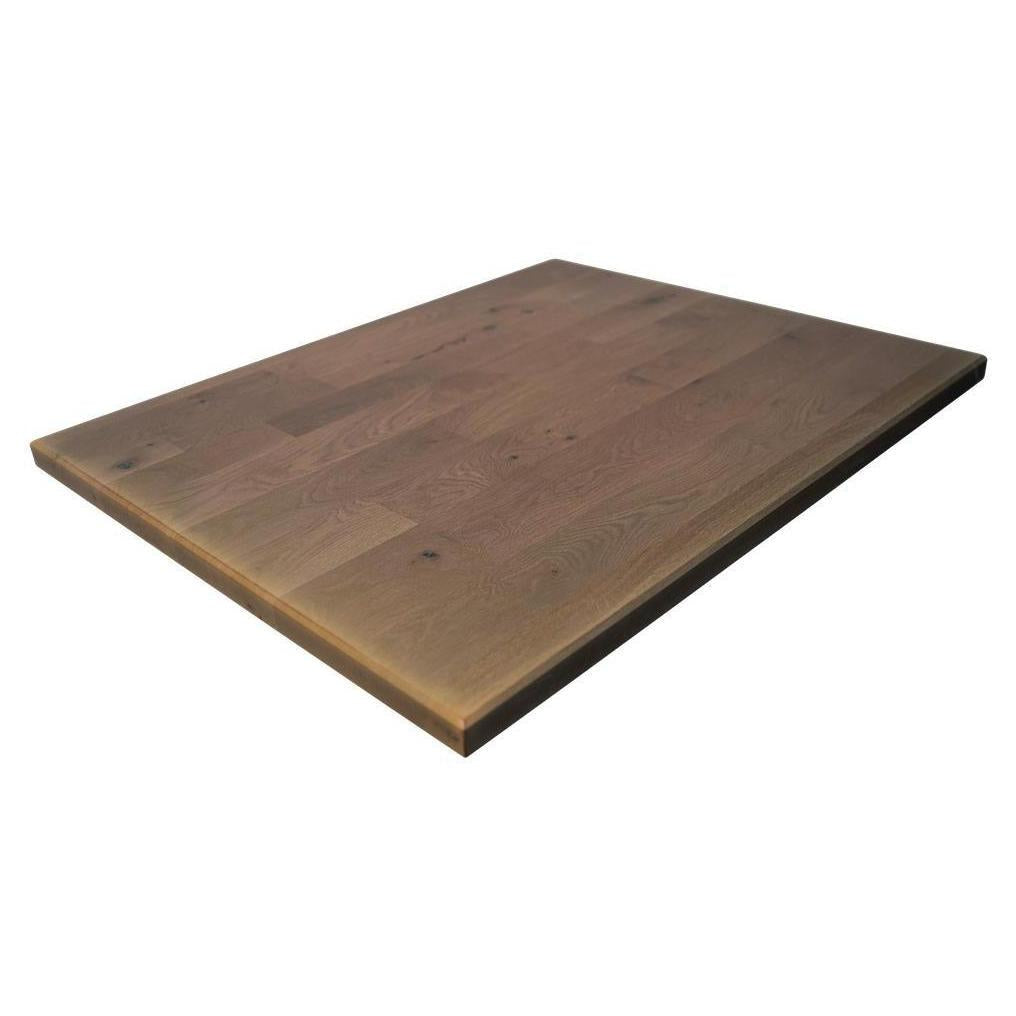Butcher Block Pattern Powder Coated MDF Outdoor Table Tops