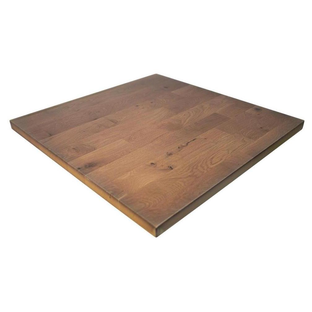 Butcher Block Pattern Powder Coated MDF Outdoor Table Tops