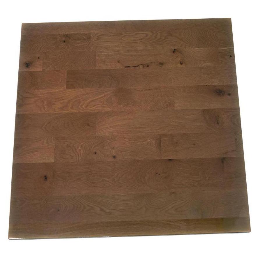 Butcher Block Pattern Powder Coated MDF Outdoor Table Tops