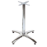 Outdoor Chrome X-Style Table Bases