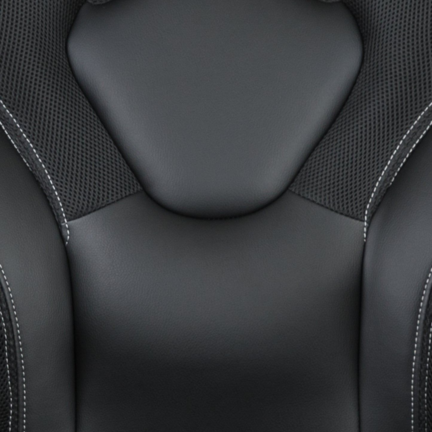 X10 Gaming Chair, Racing Style Ergonomic Office Chair, Height Adjustable Swivel Computer Chair with Flip-Up Arms, Black LeatherSoft