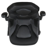 X10 Gaming Chair, Racing Style Ergonomic Office Chair, Height Adjustable Swivel Computer Chair with Flip-Up Arms, Black LeatherSoft