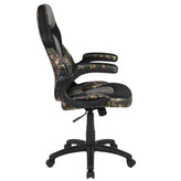 X10 Gaming Chair, Racing Style Ergonomic Office Chair, Height Adjustable Swivel Computer Chair with Flip-Up Arms, Camouflage/Black LeatherSoft