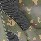 X10 Gaming Chair Racing Computer PC Adjustable Chair with Flip-up Arms and Transparent Roller Wheels, Camouflage/Black LeatherSoft