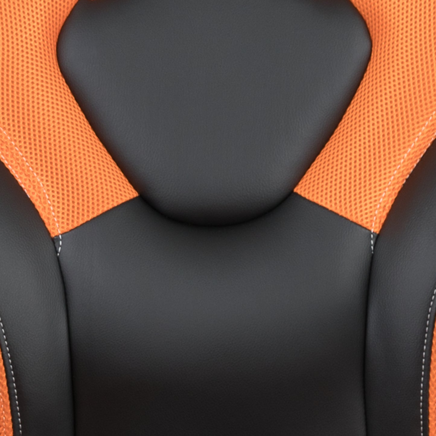 X10 Gaming Chair, Racing Style Ergonomic Office Chair, Height Adjustable Swivel Computer Chair with Flip-Up Arms, Orange/Black LeatherSoft