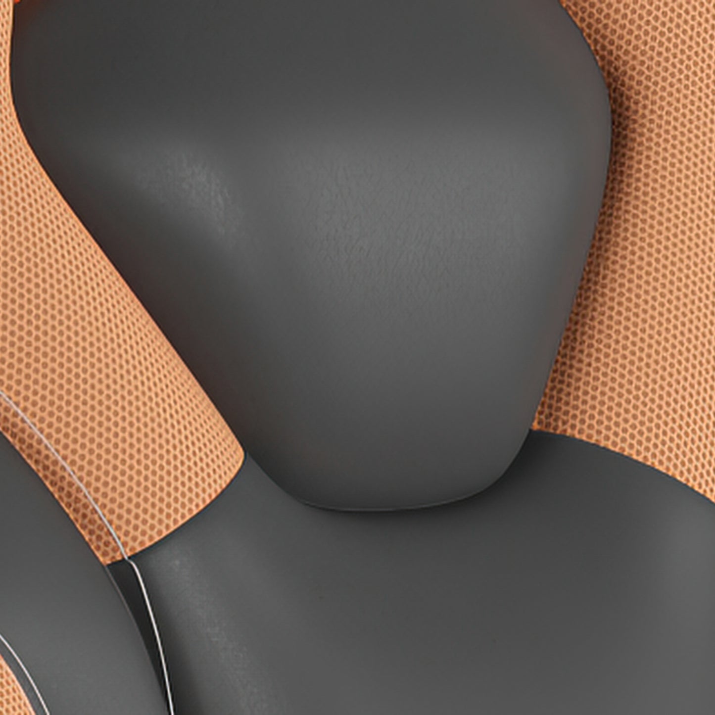 X10 Gaming Chair Racing Office Computer PC Adjustable Chair with Flip-up Arms and Transparent Roller Wheels, Orange/Black LeatherSoft