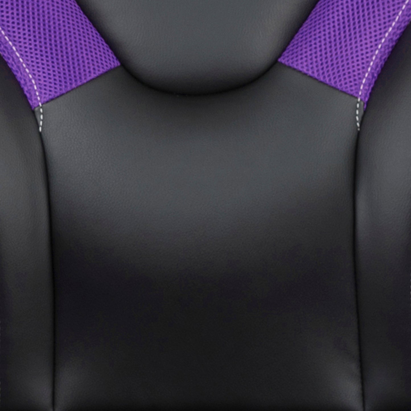 X10 Gaming Chair, Racing Style Ergonomic Office Chair, Height Adjustable Swivel Computer Chair with Flip-Up Arms, Purple/Black LeatherSoft
