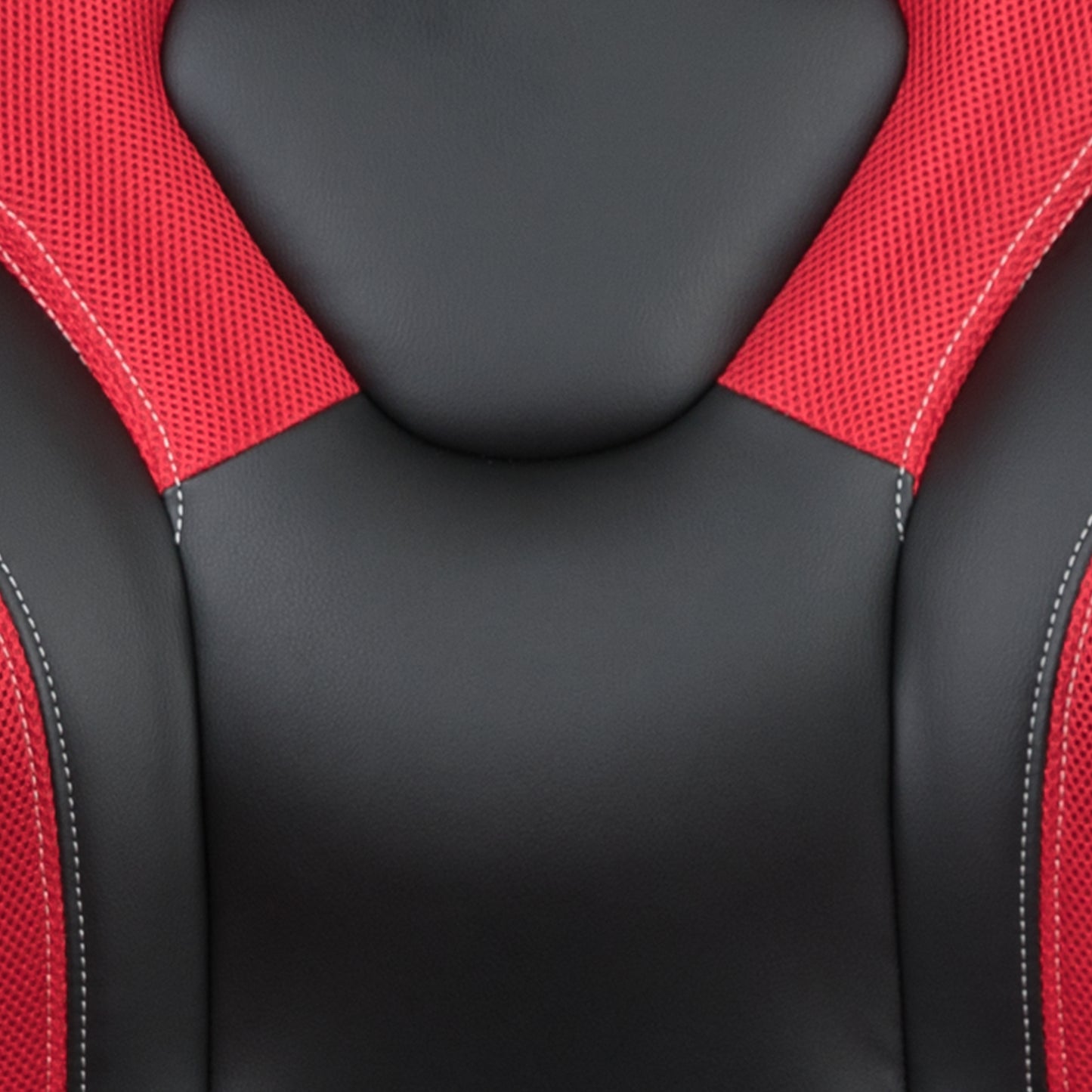 X10 Gaming Chair, Racing Style Ergonomic Office Chair, Height Adjustable Swivel Computer Chair with Flip-Up Arms, Red/Black LeatherSoft
