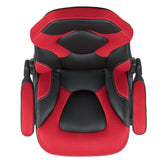 X10 Gaming Chair, Racing Style Ergonomic Office Chair, Height Adjustable Swivel Computer Chair with Flip-Up Arms, Red/Black LeatherSoft