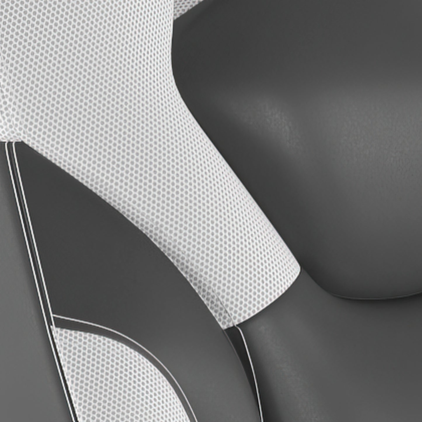 X10 Gaming Chair Racing Office Computer PC Adjustable Chair with Flip-up Arms and Transparent Roller Wheels, White/Black LeatherSoft