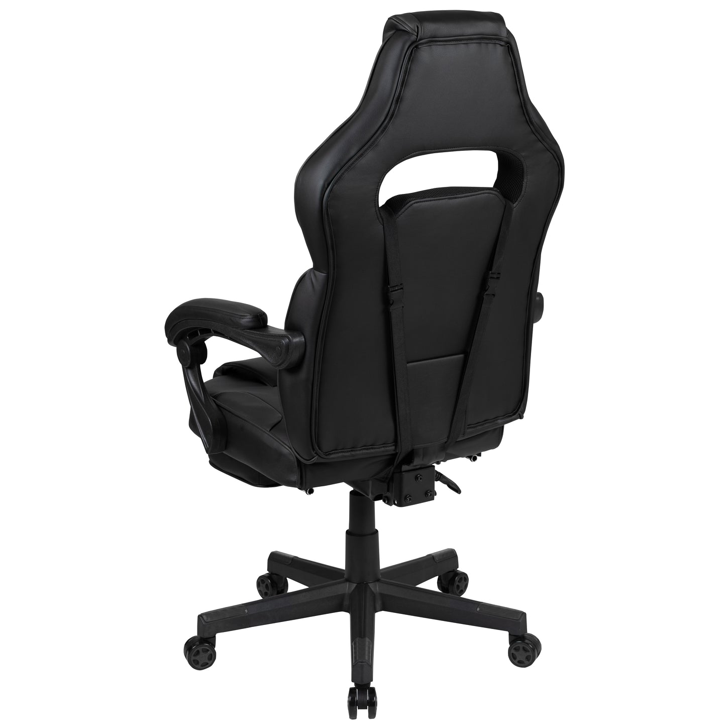 X40 Gaming Chair Racing Ergonomic Computer Chair with Fully Reclining Back/Arms, Slide-Out Footrest, Massaging Lumbar - Black