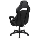 X40 Gaming Chair Racing Ergonomic Computer Chair with Fully Reclining Back/Arms, Slide-Out Footrest, Massaging Lumbar - Black