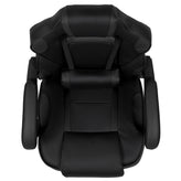 X40 Gaming Chair Racing Ergonomic Computer Chair with Fully Reclining Back/Arms, Slide-Out Footrest, Massaging Lumbar - Black