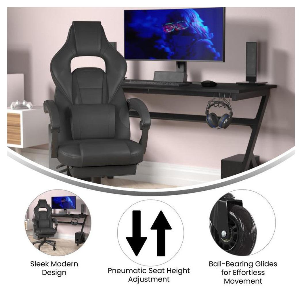 X40 Gaming Chair Racing Computer Chair with Fully Reclining Back