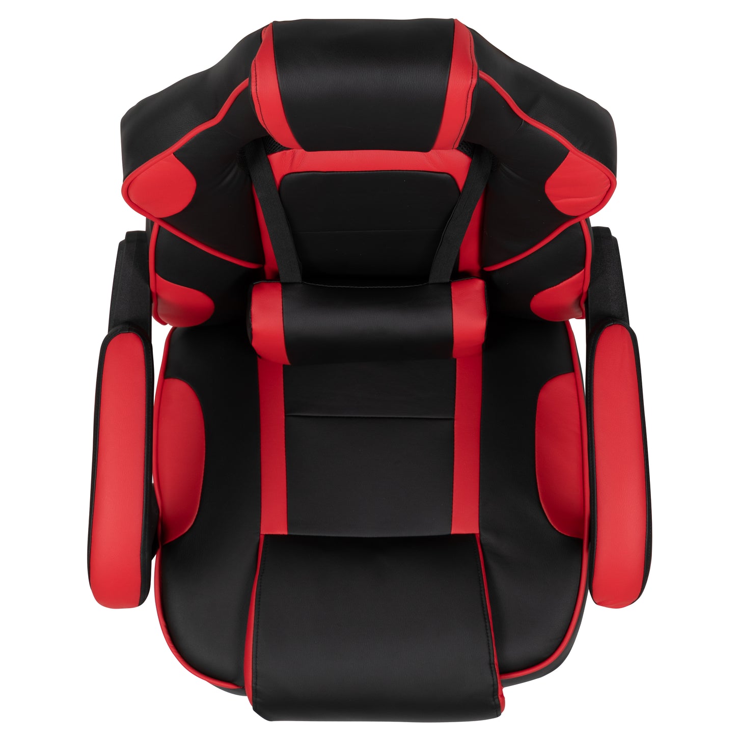 X40 Gaming Chair Racing Ergonomic Computer Chair with Fully Reclining Back/Arms, Slide-Out Footrest, Massaging Lumbar - Red
