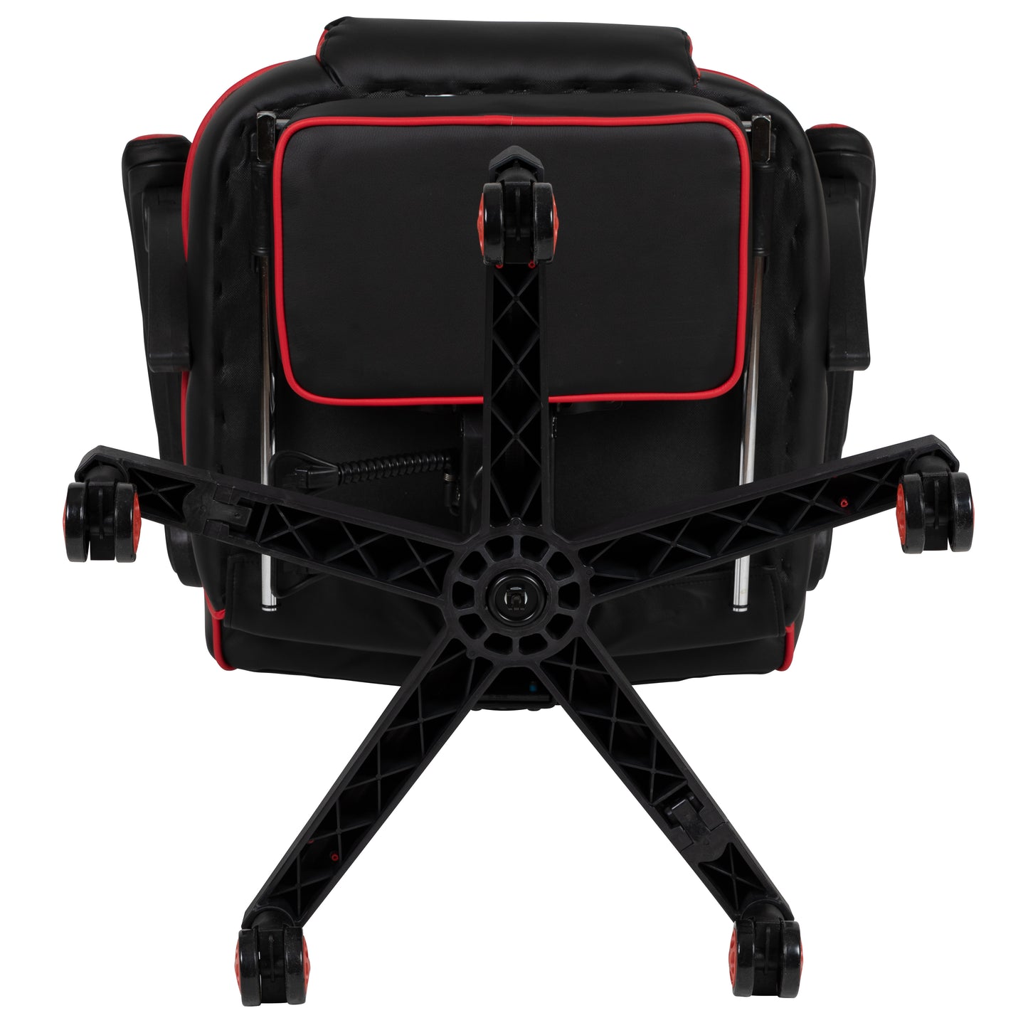 X40 Gaming Chair Racing Ergonomic Computer Chair with Fully Reclining Back/Arms, Slide-Out Footrest, Massaging Lumbar - Red