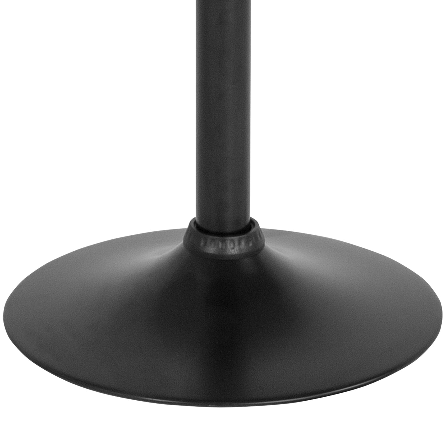 Madrid Series Adjustable Height Retro Barstool in Black Finish