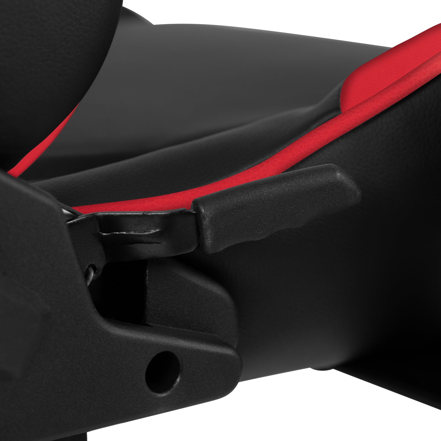 X30 Gaming Chair Racing Office Ergonomic Computer Chair with Fully Reclining Back and Slide-Out Footrest in Red LeatherSoft