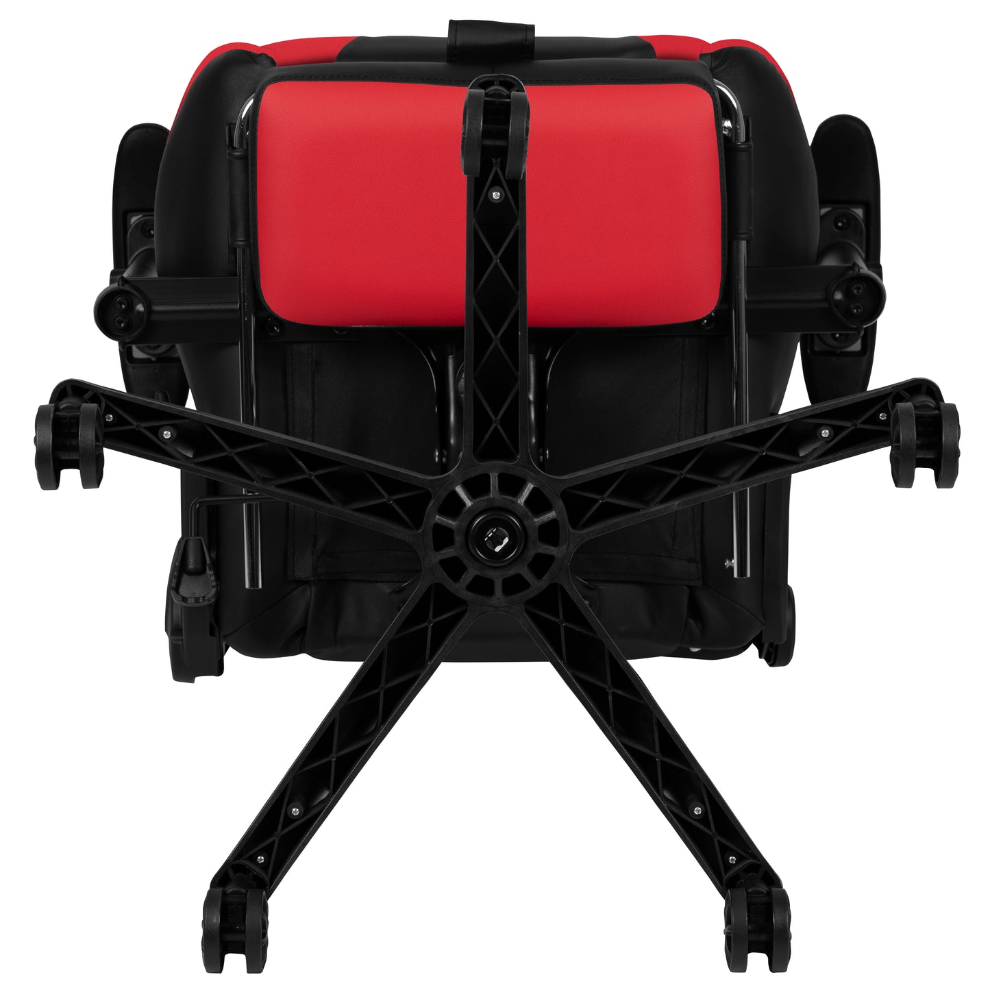X30 Gaming Chair Racing Office Ergonomic Computer Chair with Fully Reclining Back and Slide-Out Footrest in Red LeatherSoft